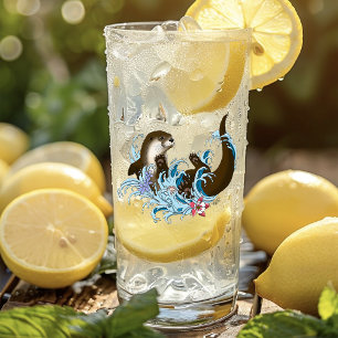 River Otter Water Cute Glass