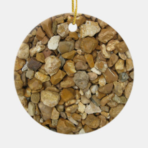 River Pebbles Ceramic Ornament