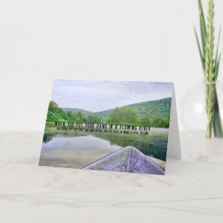 RIVER PERFECT Greeting Card