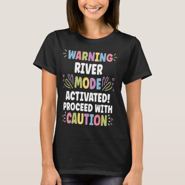 RIVER Personalized Name Funny Cute Custom RIVER Na T-Shirt (Front)