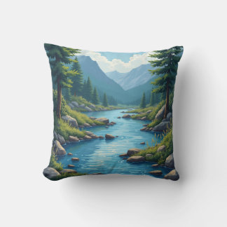 River pillow cushion