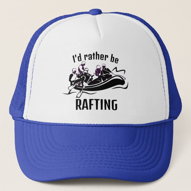 River Rafting Design Hat (Front)