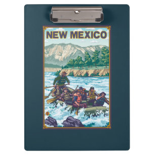 River RaftingNew Mexico Clipboard