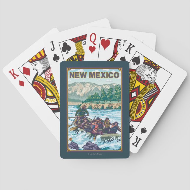River RaftingNew Mexico Playing Cards (Back)