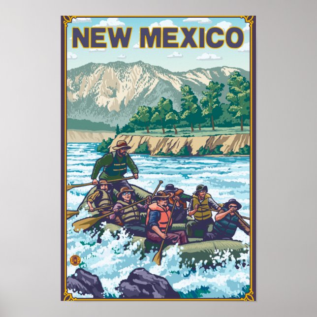 River RaftingNew Mexico Poster (Front)