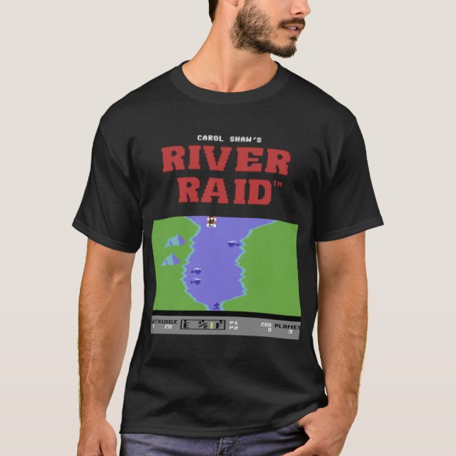 River Raid for C64 and other home computers friend T-Shirt (Front)