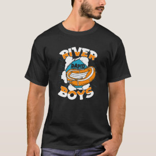 River Rapid Boys Thrill River Rafter Rafting T-Shirt