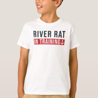 River Rat in Training Boating Kid's Shirt