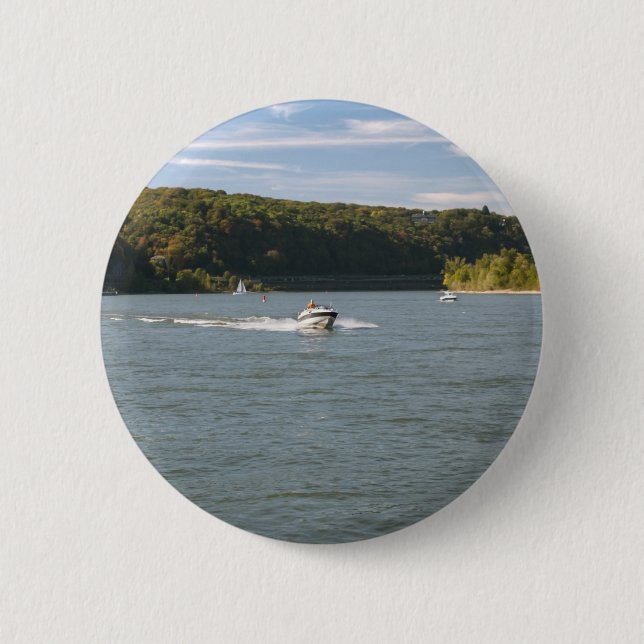 River Rhein 2 Inch Round Button (Front)