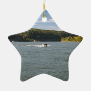 River Rhein Ceramic Ornament