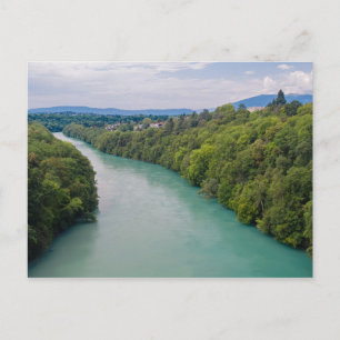River Rhone Geneva Postcard