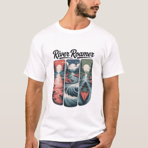 River Roamer Adventure Canoe Inspirational Outdoor T-Shirt