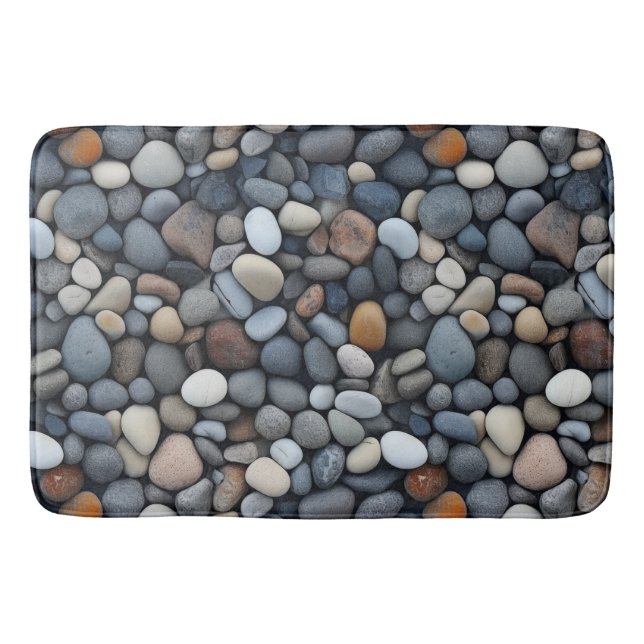 River Rocks Bath Mat (Front)