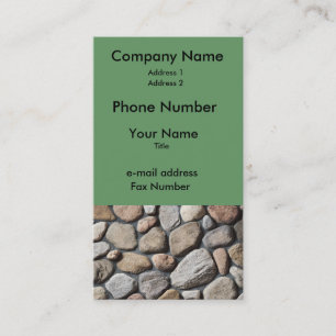 River Rocks Business Card