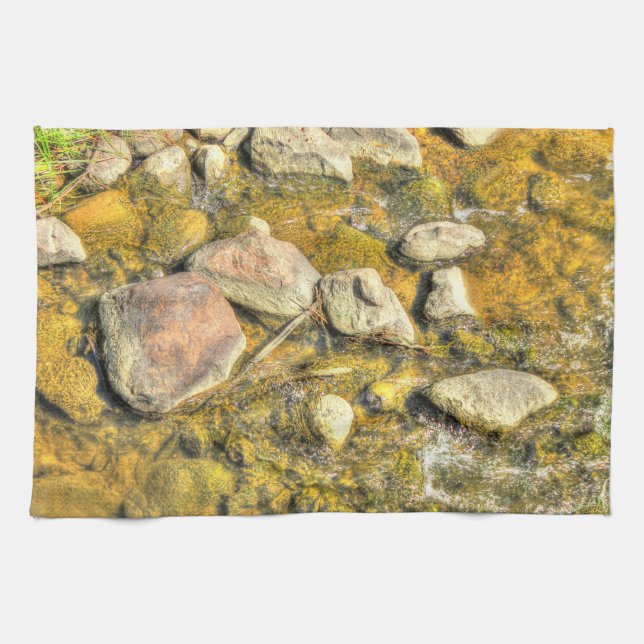 River Rocks Kitchen Towel (Horizontal)