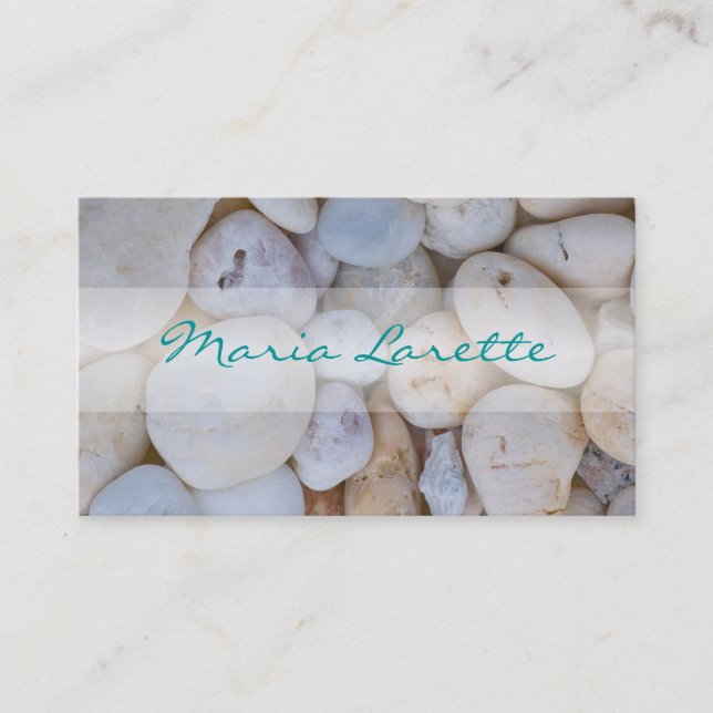 RIVER ROCKS Paysage Spa Massage carte de retraite (Devant)