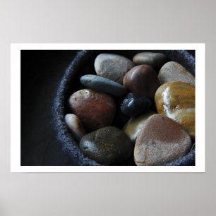 River Rocks Poster