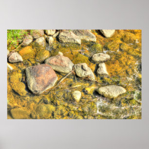 River Rocks Poster