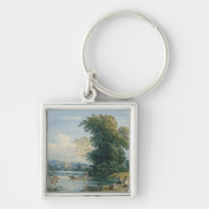 River Scene Keychain