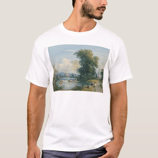 River Scene T-Shirt (Front)