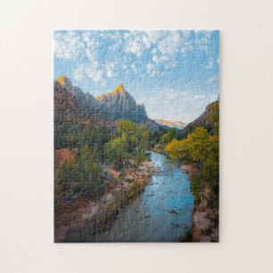 River Scenic Puzzles Mountain Art Complex Jigsaw