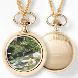 River South 0365 Necklace Watch<br><div class="desc">Painting "River South 0365" Collection Personalize on the product page or click the "Customize" button for more design options. Designed from my painting capturing a river I discovered on a trip south of Puerto Vallarta on the way to a Tequila Ranch. Located just south of Puerto Vallarta, Mexico. Matching products...</div>