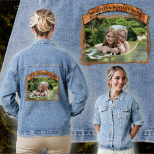 River South World's Greatest Mom 0365 Denim Jacket