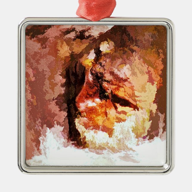 RIVER SPIRIT METAL ORNAMENT (Front)