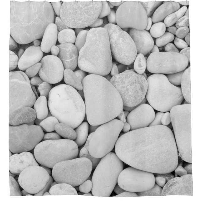 River Stone Pattern #3 #bw #stones #decor #art (Front)