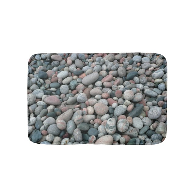 River Stones Bath Mat (Front)