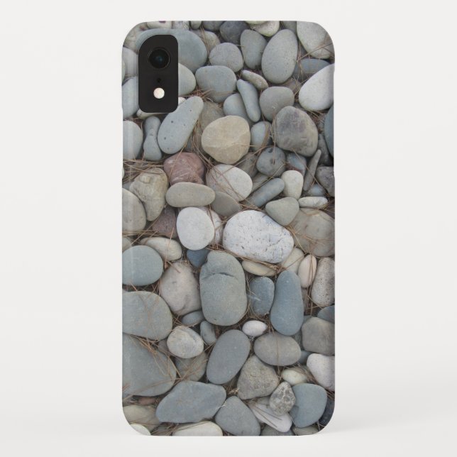 River Stones Fall Autumn Patterns Case-Mate iPhone Case (Back)