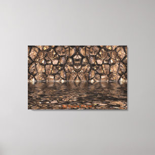 River Styx Walls of Hades Abstract Art Canvas