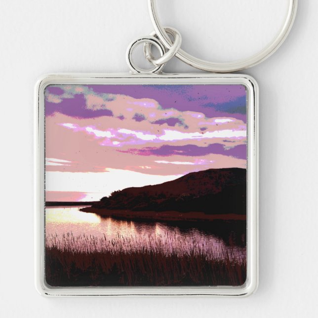 RIVER SUNSET KEYCHAIN (Front)