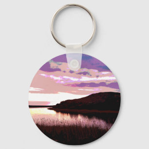 RIVER SUNSET KEYCHAIN