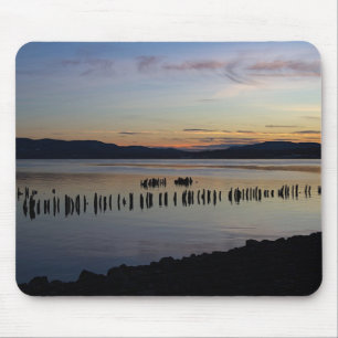 River Sunset Mouse Pad