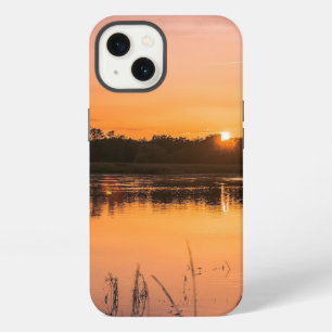 River-sunset-sun-landscape-sky iPhone 13 Case