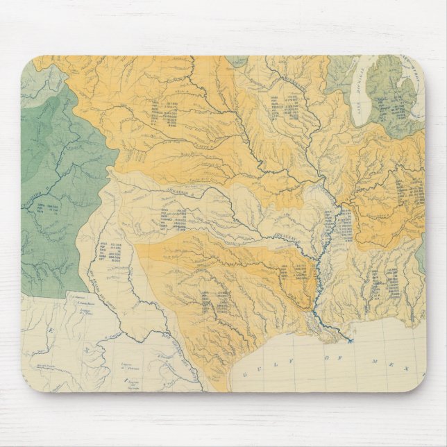 River Systems in the US Mouse Pad (Front)