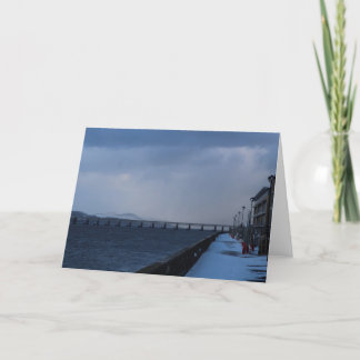River Tay in Winter Holiday Card