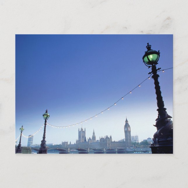 River Thames at Dusk Postcard (Front)