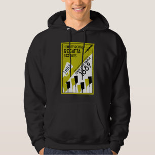 River Thames Regatta - Vintage Retro Style Rowing  Hoodie