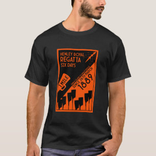 River Thames Regatta - Vintage Retro Style Rowing T-Shirt