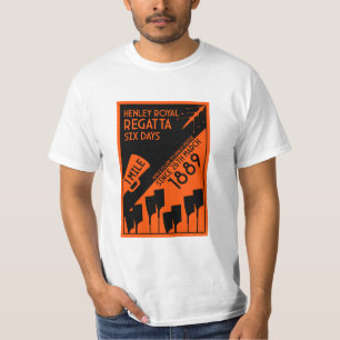 River Thames Regatta - Vintage Retro Style Rowing  T-Shirt