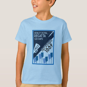 River Thames Regatta - Vintage Retro Style Rowing T-Shirt