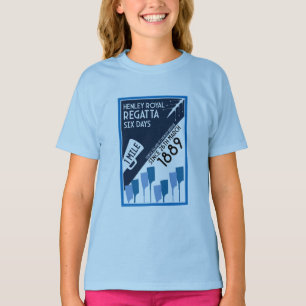 River Thames Regatta - Vintage Retro Style Rowing  T-Shirt