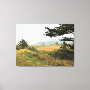 River Trail at Cape Blanco, Oregon Coast Canvas Print