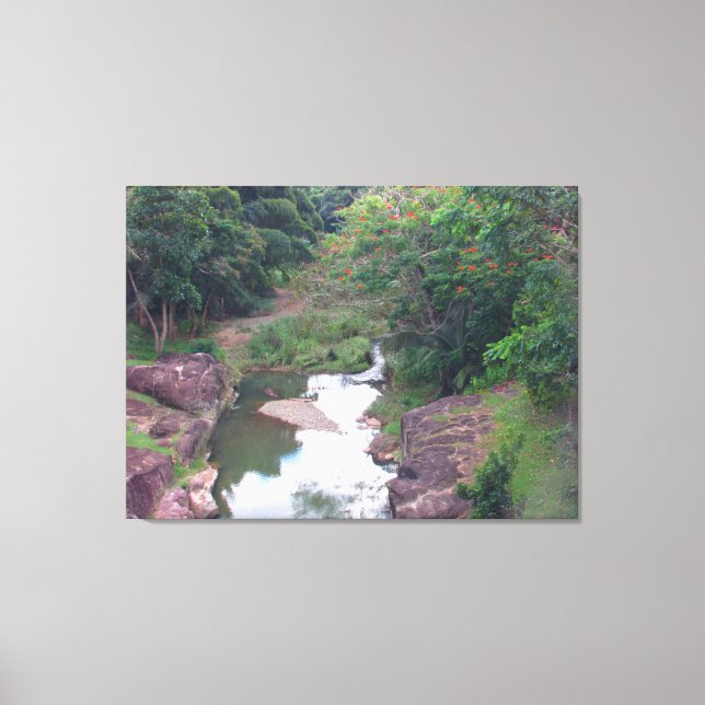 River Valley Canvas Print (Front)