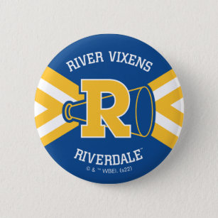 River Vixens Cheer Uniform 2 Inch Round Button