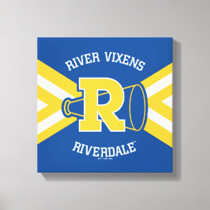 River Vixens Cheer Uniform Canvas Print