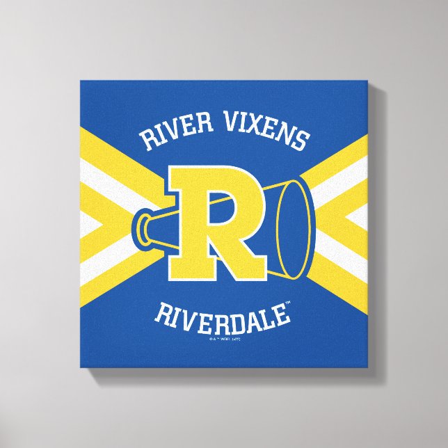River Vixens Cheer Uniform Canvas Print (Front)