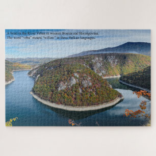 River Vrbas in Bosnia Large Jigsaw Puzzle